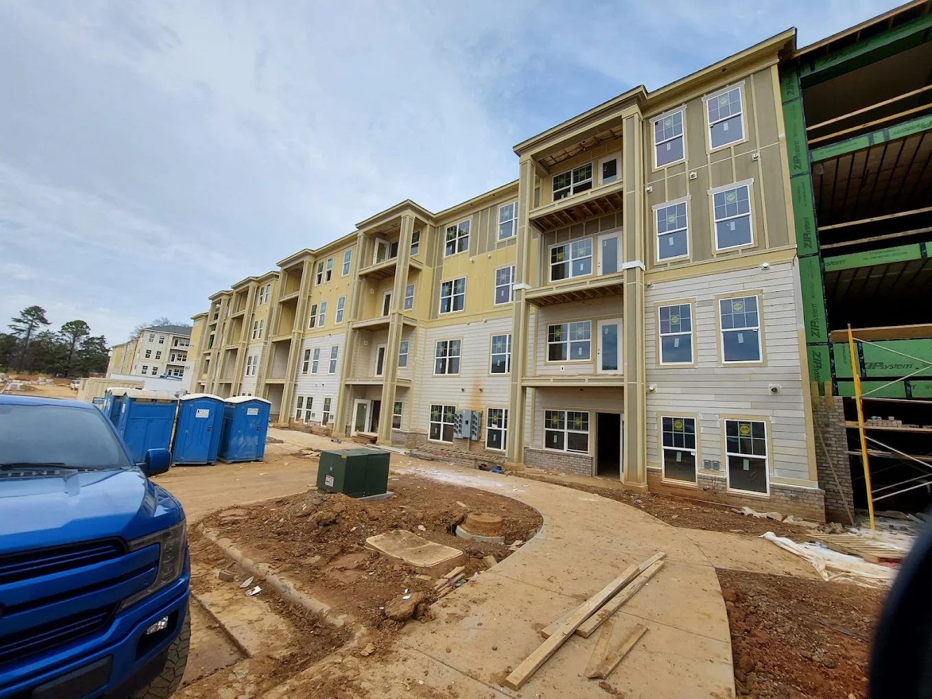 Construction progress